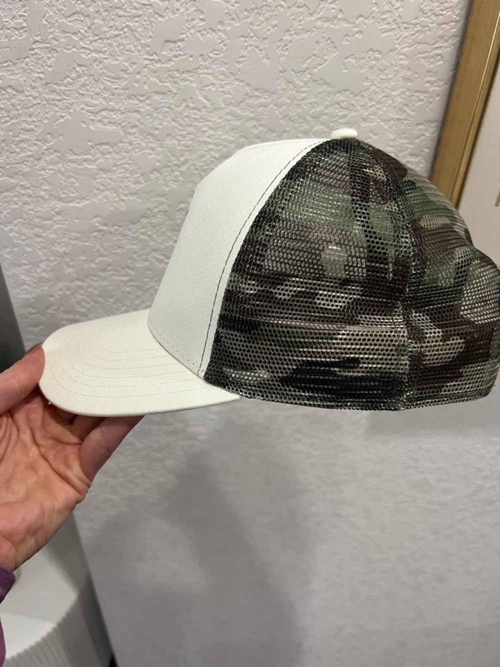 FP Movement by Free People White / CreamTrucker Cap with Floral Embroidery - Picture 3 of 5